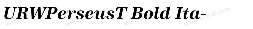URWPerseusT Bold Ita字体转换 URWPerseusT Bold Ita字体转换